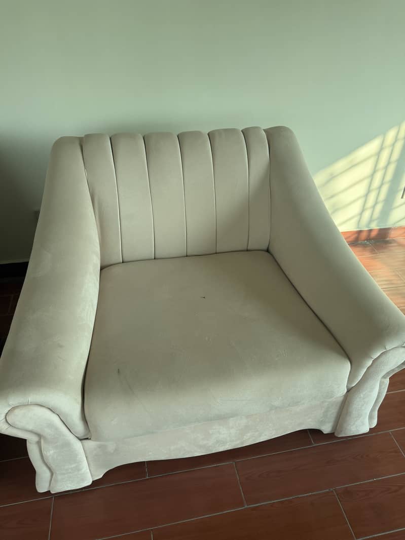 Offwhite Sofa Set 2