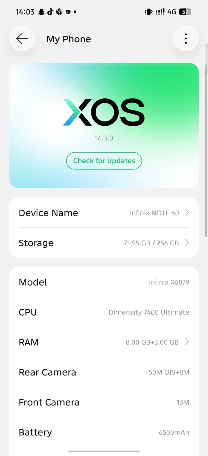 Infinix Note 60 0