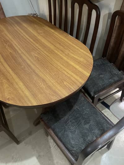 Pure wood dining table