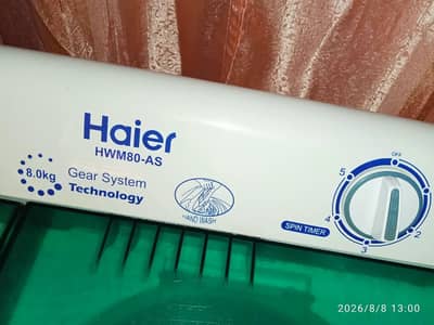 Haier washing machine twin tub model number HWM 80-AS