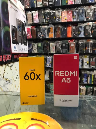 Xiaomi Redmi A5 r realme 60x only box open bs video bani hai open kr k