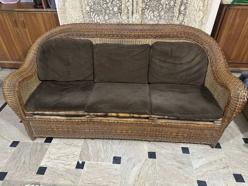 Cane sofa set 0