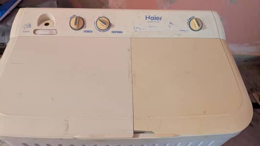 Haier washing machine and dryer
