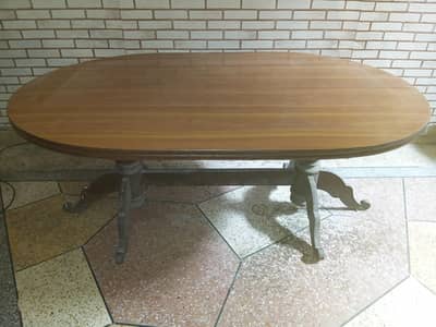 Used Wooden Dining Table with 6 Chairs – Rs. 15,000 (Negotiable)