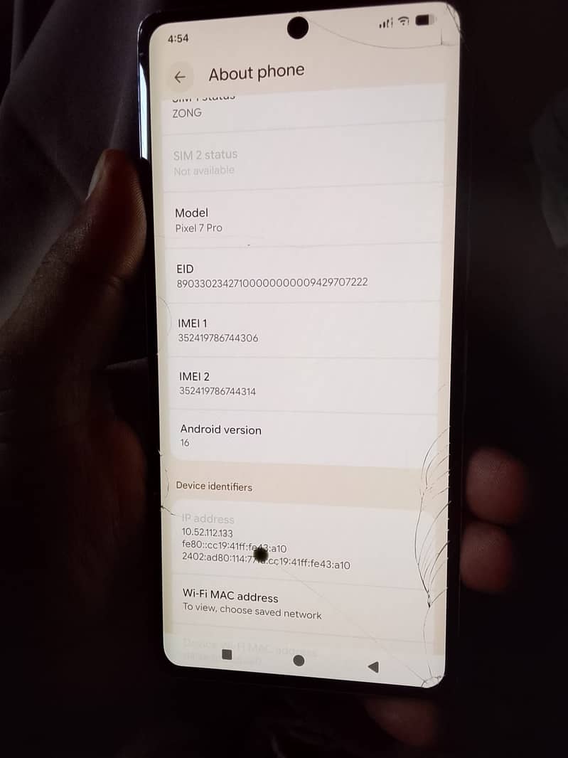 Google Pixel 7 Pro 7