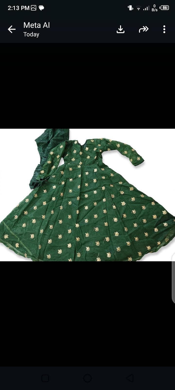 beautiful dark green maxi 1