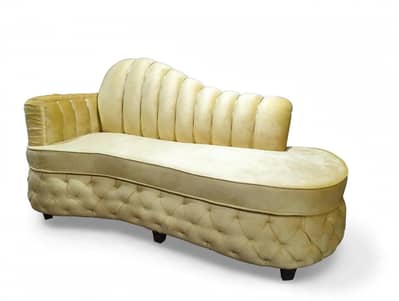 brand new Curved deewan_ sofa_ golden velvet_khanewal fazal tone