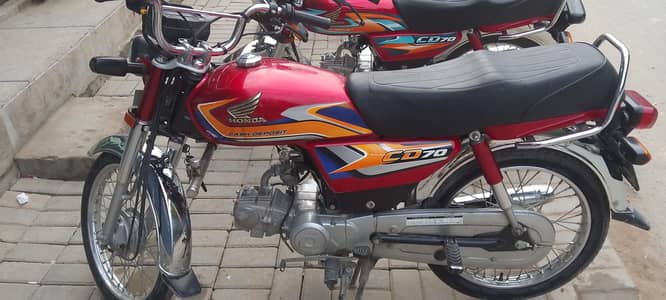 Honda CD-70 One hand used, Neat and clean Condition.