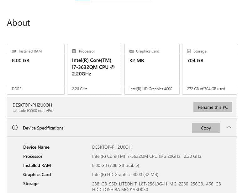 Dell Latitude e5530 1