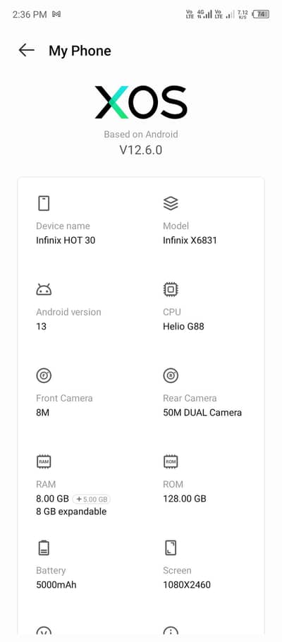 Infinix Hot 30