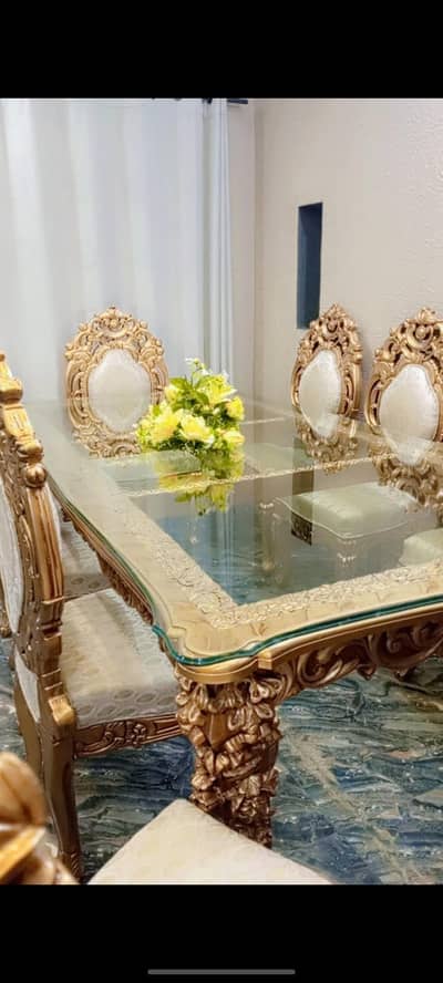 Eight seater dinning table