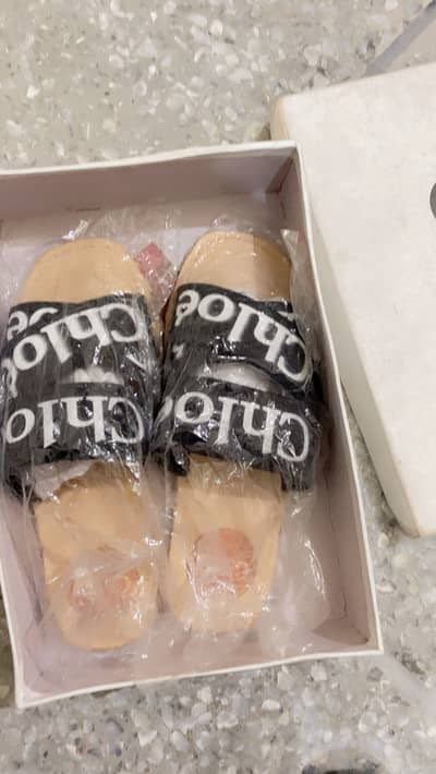 Original Chloe Slippers Worn once condition 10/10 urgent for sale