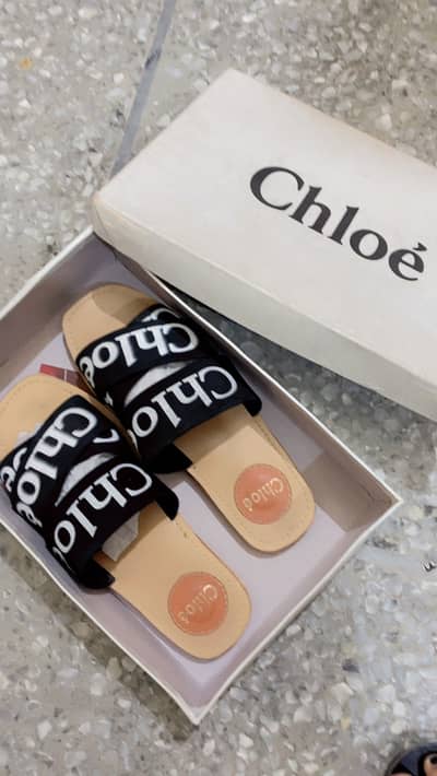 Original Chloe Slippers Worn once condition 10/10 urgent for sale
