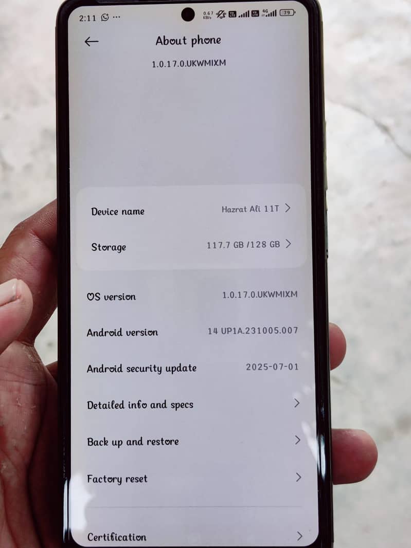 Xiaomi 11T 7