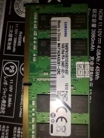Samsung 16GB Laptop RAM