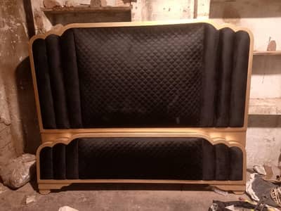 premium golden bed