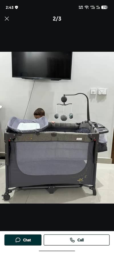 baby auto matic electric charge able swing cot