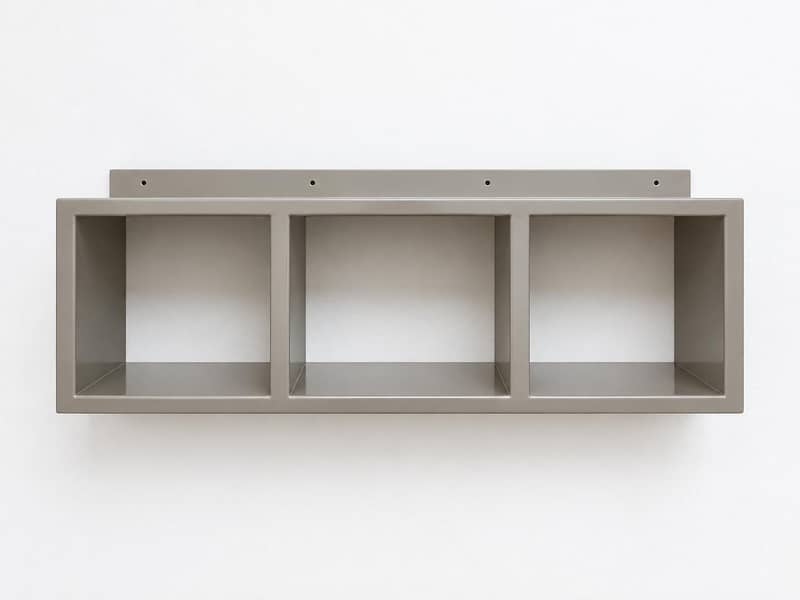 Wall-Mounted 3-Section Display Shelf 1