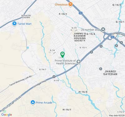 10 Marla Plot available For Sale G16 Islamabad