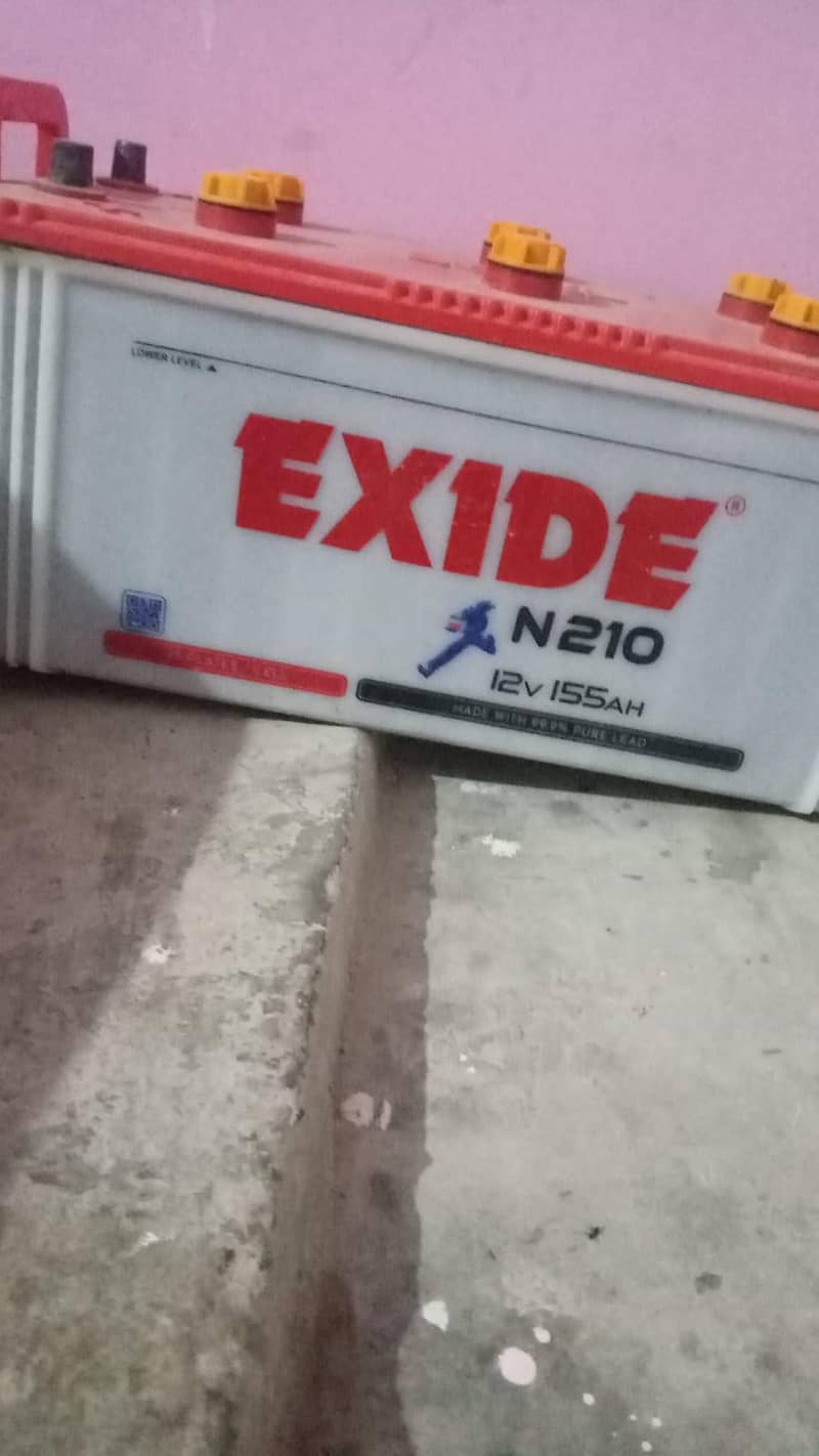 Exide battery 210 model 0