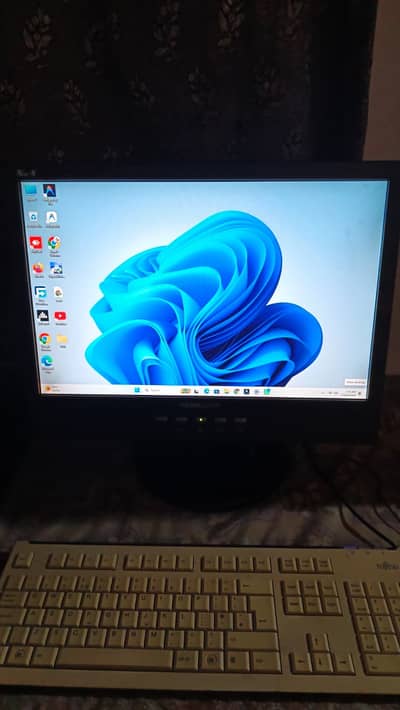 HP Desktop PC Core i3 12GB RAM with 19 Inch Hannspree Screen