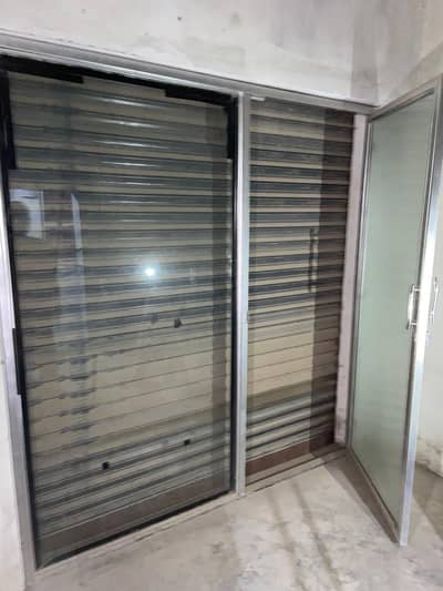 Aluminium Sliding Glass Door with Frosted Glass – Used
