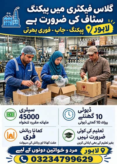 Packing Work Lahore