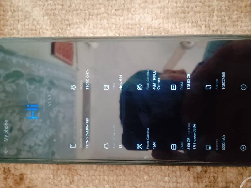 Tecno Camon 18P 8