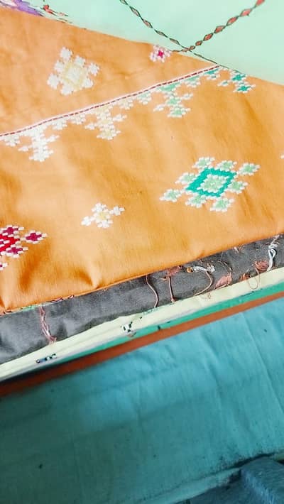 Hand embroidered (from Quetta) bed sheet