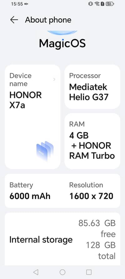 Honor X7a