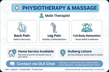physiotherapy services at your door step day time