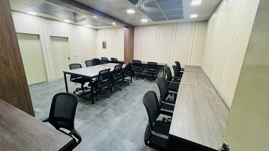 Furnished Office for Rent in Model Town for (Call center + Software house + Marketing Office & Other Setup as You Want)