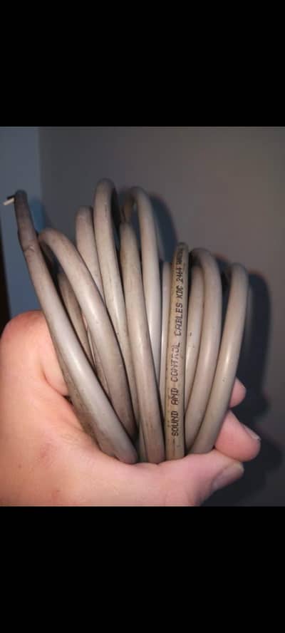 Sound and control 18 awg copper wires 5m bundle OFC speaker wires