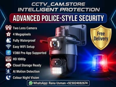 Double Lens 4MP Wifi Camera