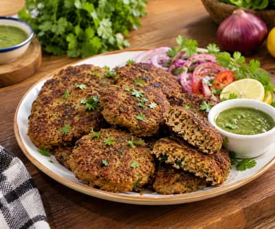 6 picr Rs 450.12 piece 700 گھر کے بنے مزیدار شامی کباب!