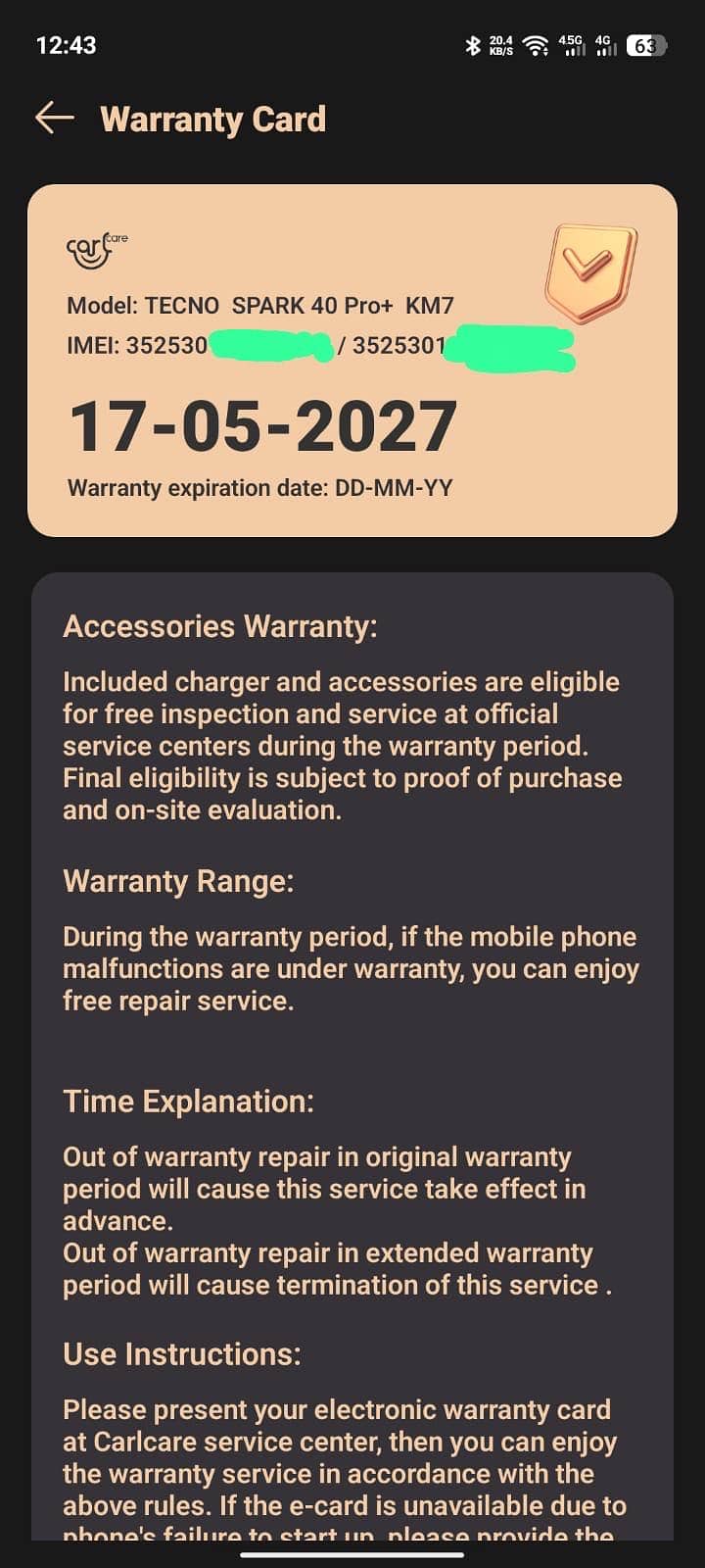 Tecno Spark 40 pro plus 4