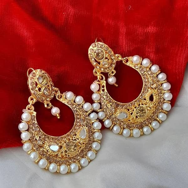 Fancy Earrings (Chand Bali)