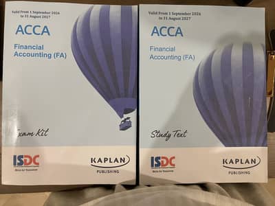 Kaplan ACCA F3 Financial Accounting (FA) Study Text & Exam Kit 2027