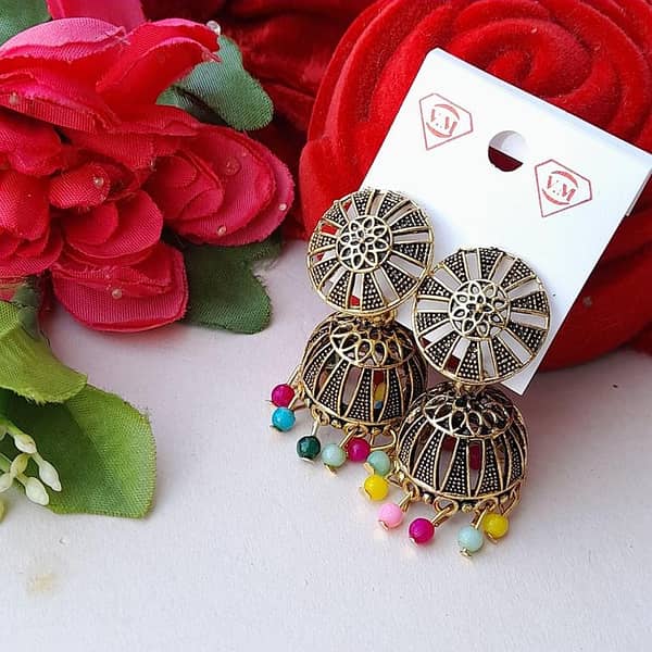 Fancy Jhumkis (Jhumkis) by Fancy — Lightweight Traditional Earrings