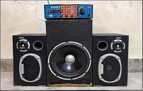 Sound System With Sony Amplifier