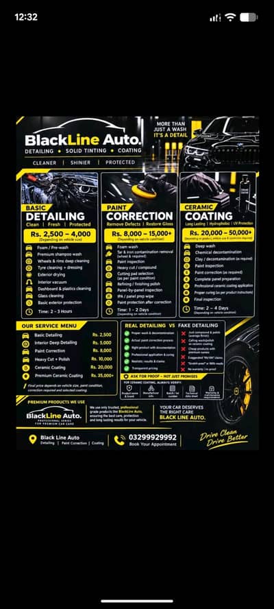 basic to high-end compound and polish service