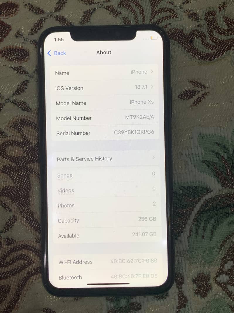Apple iPhone XS 5