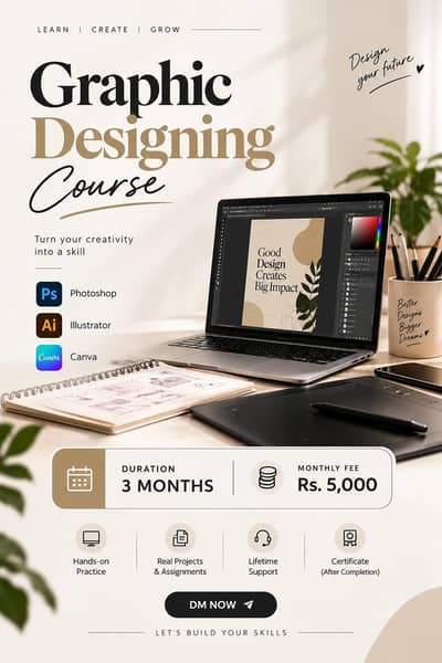 apni creativity ko professional skills mn bdlein