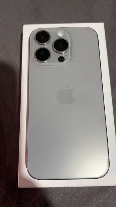 iPhone 15 Pro 128GB PTA Approved LL/A Dual eSIM Natural Titanium
