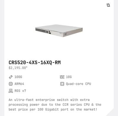 CRS520-4XS -16XQ- RM
