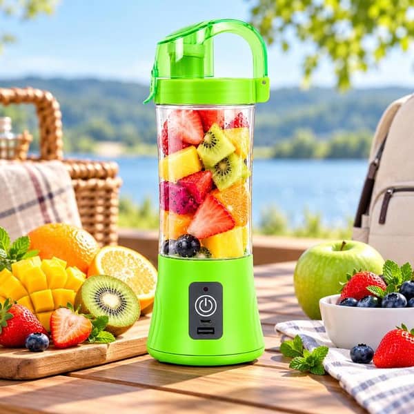 USB Rechargeable Juicer Blender 380ml | Portable Smoothie & Shake Maker