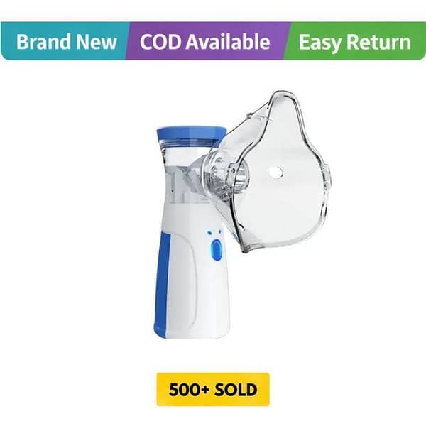 Mini Portable Mesh Nebulizer | USB Type-C Nebulizer Machine for Kids & Adults