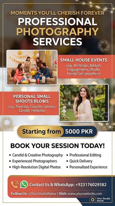 Photographer available