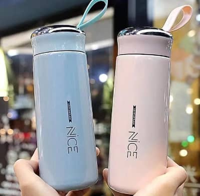 premium nice 400 ml glass water bottle
