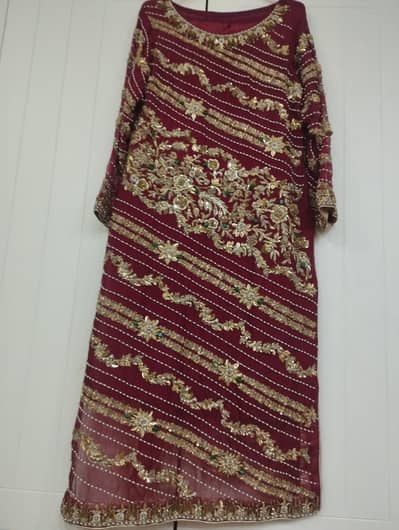 Highly embrioded dress